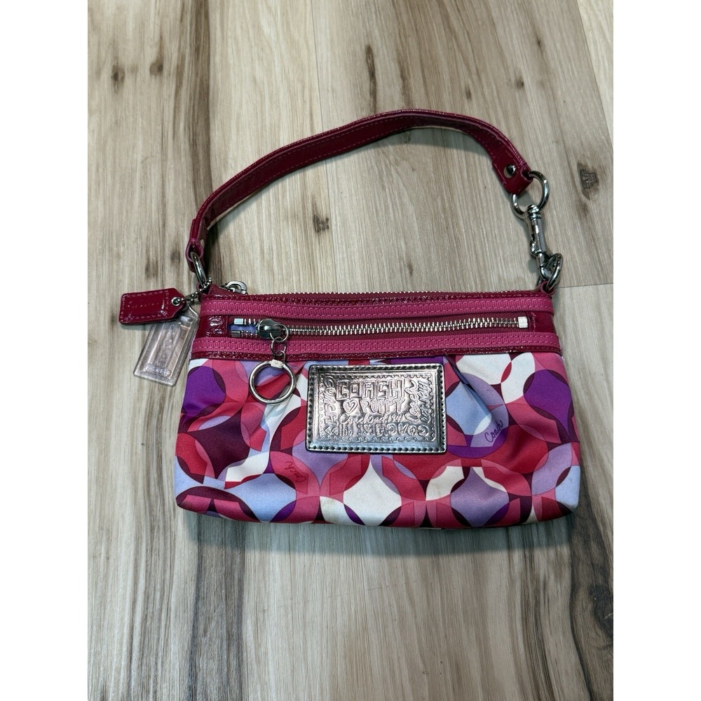 Vintage Coach Poppy Large Wristlet/Mini shoulder bag